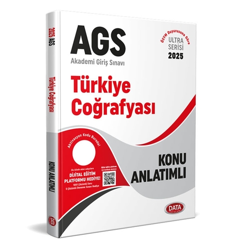 AGS Ultra Serisi Türkiye Coğrafyası Konu Anlatımlı Data Yayınları 2025
