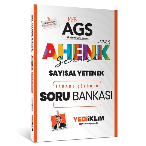 MEB AGS Sayısal Yetenek Ahenk Serisi Soru Bankası Yediiklim Yayınları 2025