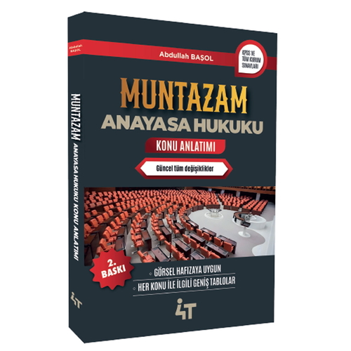 Muntazam Anayasa Hukuku Konu Anlatımı 4T Yayınları 2025
