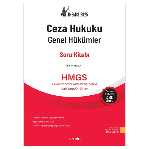 THEMIS Ceza Hukuku Genel Hükümler Soru Kitabı - İsmail Ercan 2025