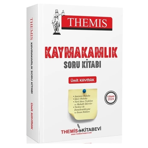 THEMIS Kaymakamlık Soru Kitabı Ümit Kaymak Themis Kitabevi 2024