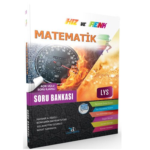 LYS Hız ve Renk Matematik Açık Uçlu Soru İlaveli Soru Bankası Yayın Denizi Yayınları