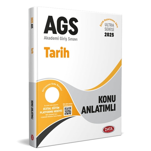 AGS Ultra Serisi Tarih Konu Anlatımlı Data Yayınları 2025