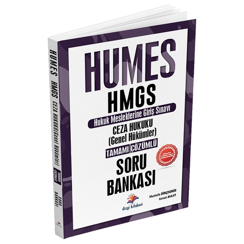 Humes HMGS Ceza Hukuku Genel Hükümler Soru Bankası Dizgi Kitap Yayınları 2025