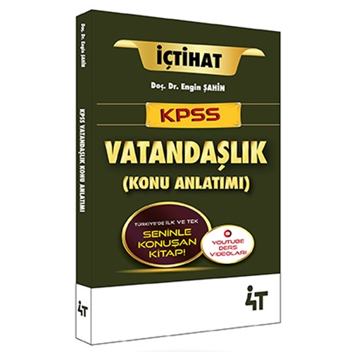 KPSS Vatandaşlık Konu Anlatımı 4T Yayınları 2021