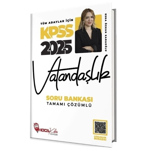KPSS Vatandaşlık Soru Bankası Tamamı Çözümlü Hoca Kafası Yayınları 2025