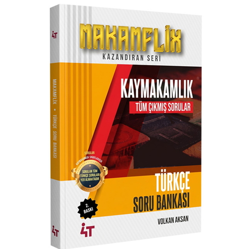 MAKAMFLİX Kaymakamlık Türkçe Tüm Çıkmış Sorular Soru Bankası 4T Yayınları 2026