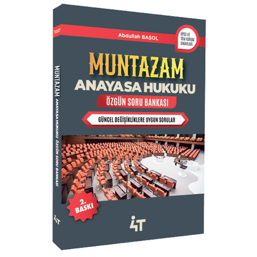 Muntazam Anayasa Hukuku Özgün Soru Bankası 4T Yayınları 2025