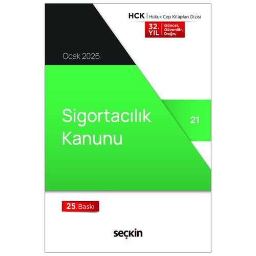 Sigortacılık Kanunu - Seçkin Yayınevi Kanun Metinleri Ocak 2026