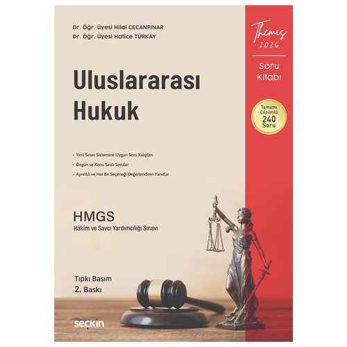 THEMIS Uluslararası Hukuk Soru Kitabı - Hilal Cecanpınar, Üyesi Hatice Türkay 2026