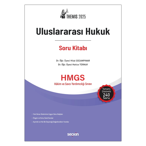 THEMIS Uluslararası Hukuk Soru Kitabı - Hilal Cecanpınar, Üyesi Hatice Türkay 2025