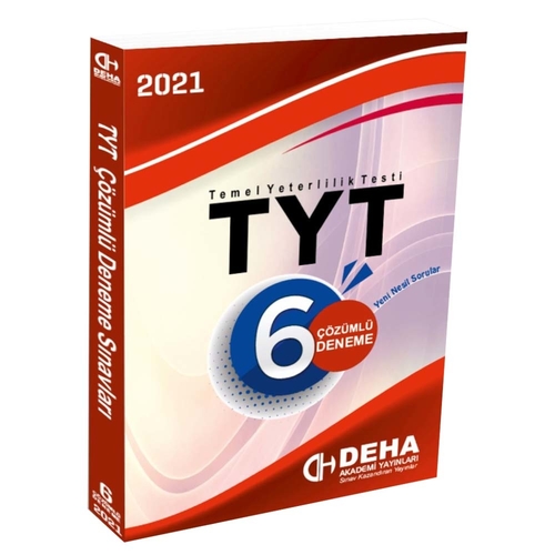 TYT Temel Yeterlilik Testi 6 Deneme Deha Yayınları 2021