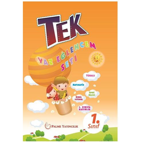 1. Sınıf Tek Yaz Eğlence Seti Palme Yayınları