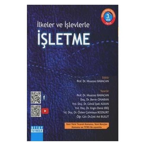 İlkeler ve İşlevlerle İşletme - Muazzez Babacan