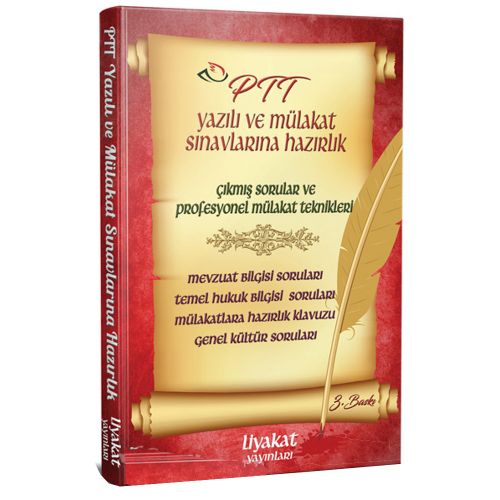 PTT Yazılı ve Mülakat Sınavlarına Hazırlık Hızlı Soru Cevap Tekniği Liyakat Yayınları