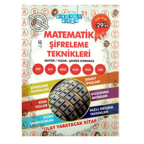 TYT AYT Matematik Şifreleme Teknikleri Akıllı Adam Yayınları