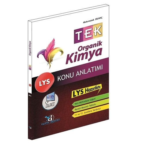 LYS Tek Organik Kimya Konu Anlatımlı - Yayın Denizi Yayınları