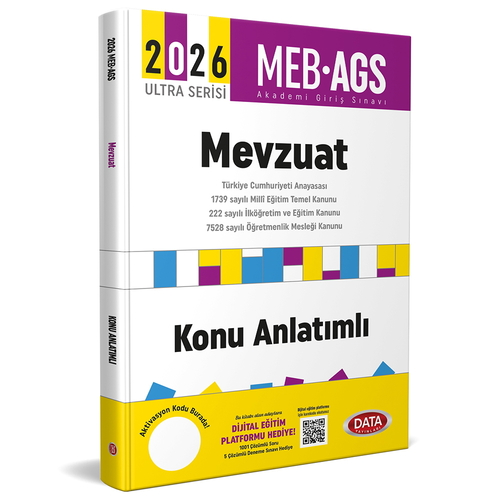 AGS Ultra Serisi Mevzuat Konu Anlatımlı Data Yayınları 2026