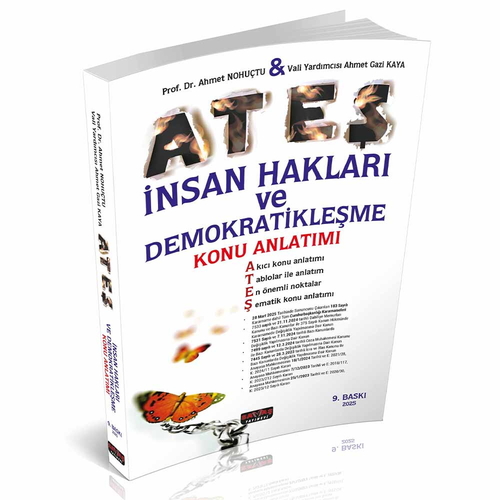 ATEŞ İnsan Hakları ve Demokratikleşme Konu Anlatımı Savaş Yayınları Nisan 2025