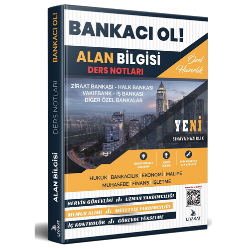 Bankacı Ol Banka Sınavları Özel Ders Notları (Alan Bilgisi) Liyakat Yayınları