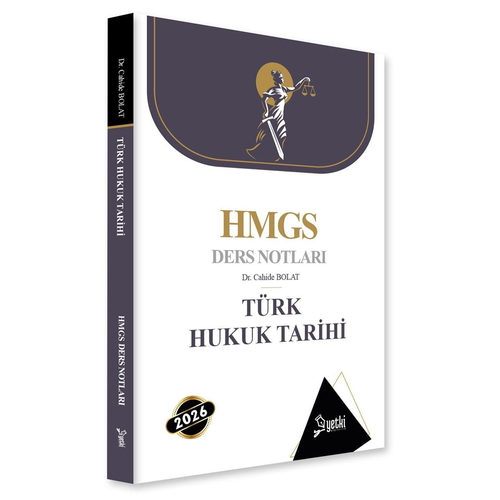 ÇSA HMGS Hakimlik Ders Notları Türk Hukuk Tarihi Yetki Yayınları 2026