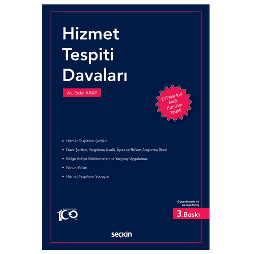 Hizmet Tespiti Davaları - Erdal Arap