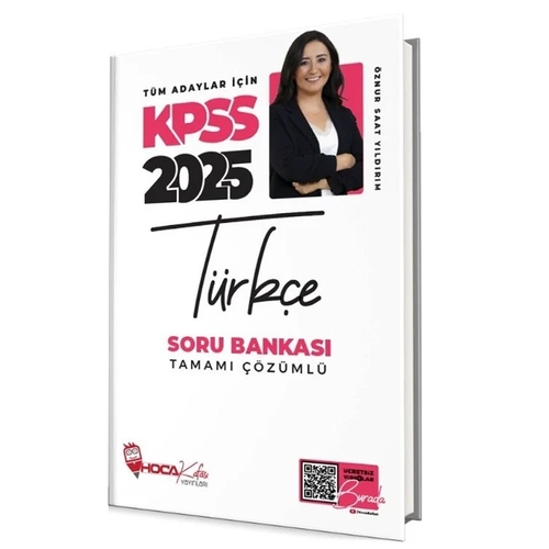KPSS Türkçe Soru Bankası Tamamı Çözümlü Hoca Kafası Yayınları 2025