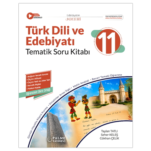 11. Sınıf Joker Türk Dili ve Edebiyatı Tematik Soru Kitabı Palme Yayınları