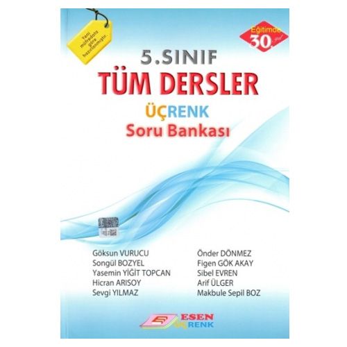 5. Sınıf Tüm Dersler Üçrenk Soru Bankası -Esen Yayınları