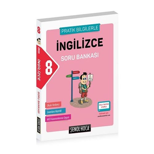8. Sınıf İngilizce Soru Bankası Şenol Hoca Yayınları