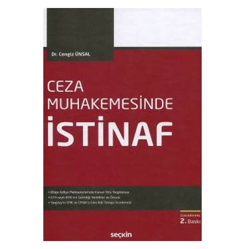 Ceza Muhakemesinde İstinaf - Cengiz Ünsal