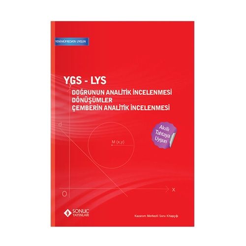 YGS - LYS Doğrunun ve Çemberin Analitik İncelenmesi - Sonuç Yayınları