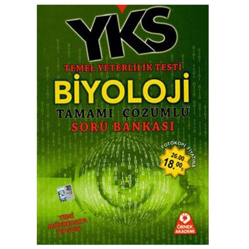 YKS TYT 1. Oturum Biyoloji Tamamı Çözümlü Soru Bankası Örnek Akademi Yayınları