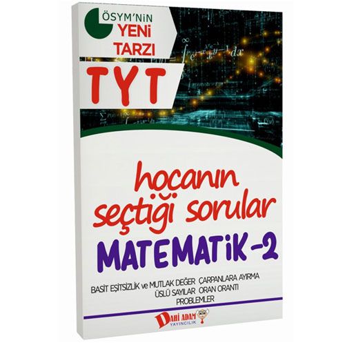 YKS TYT Hocanın Seçtiği Sorular Matematik 2 Soru Bankası  Dahi Adam Yayınları
