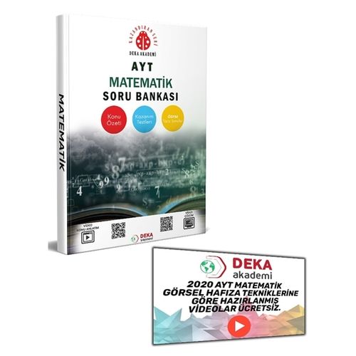 AYT Matematik Soru Bankası Deka Akademi Yayınları