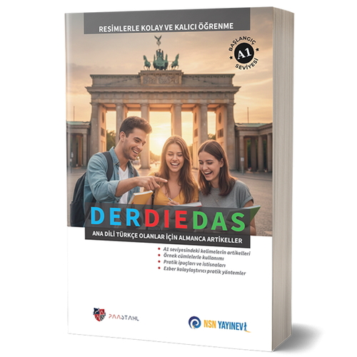 DER DIE DAS Ana Dili Türkçe Olanlar İçin Almanca Artikeller A1 Başlangıç Seviyesi Nisan Yayınevi