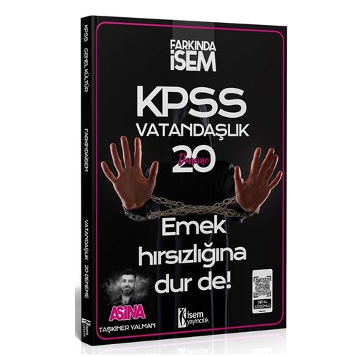 Farkında İsem KPSS Vatandaşlık 20 Deneme İsem Yayınları 2025
