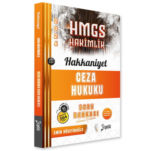 HMGS Hakimlik Hakkaniyet Ceza Hukuku Genel Hükümler Soru Bankası Yetki Yayınları 2026