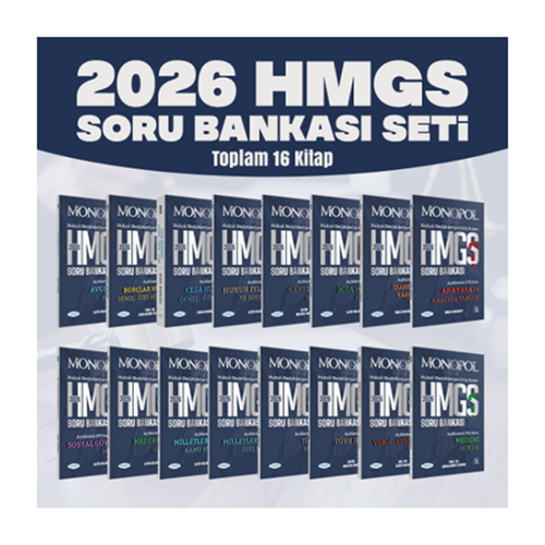 HMGS Soru Bankası Seti Monopol Yayınları 2026
