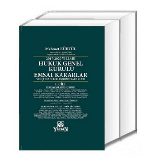 Hukuk Genel Kurulu Emsal Kararlar 2 Cilt - Mehmet Kürtül