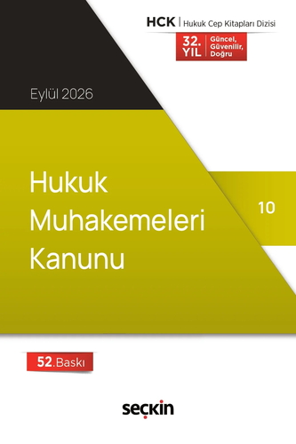 Hukuk Muhakemeleri Kanunu - Seçkin Yayınevi Kanun Metinleri Eylül 2026