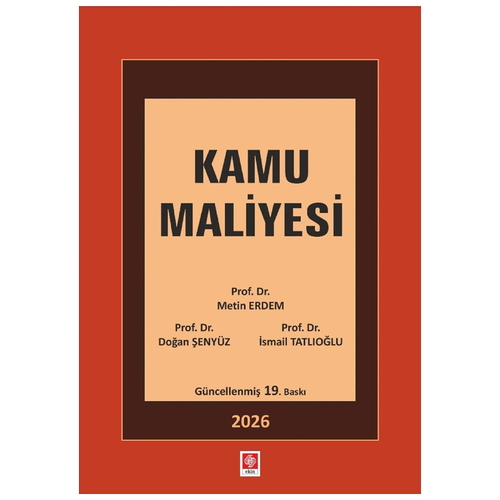 Kamu Maliyesi - Metin Erdem, Doğan Şenyüz, İsmail Tatlıoğlu
