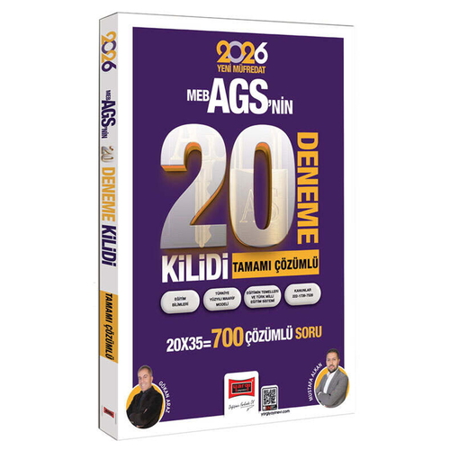 MEB AGS Kilidi Tamamı Çözümlü 20 Deneme Yargı Yayınları 2026
