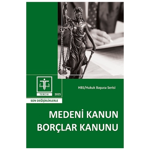 Medeni Kanun ve Borçlar Kanunu - Tercih Yayınları Kanun Metinleri Ocak 2025