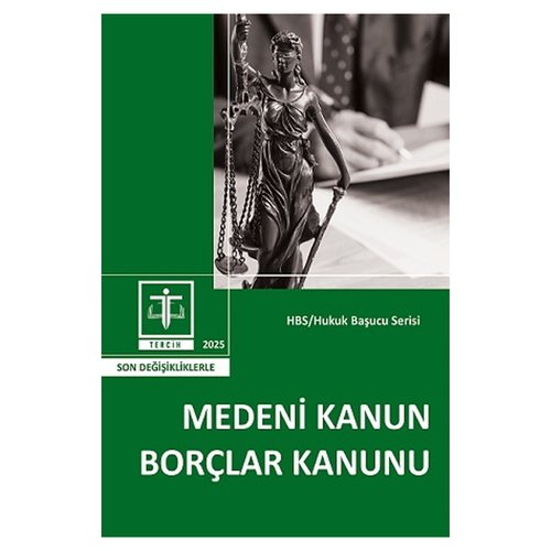 Medeni Kanun ve Borçlar Kanunu - Tercih Yayınları Kanun Metinleri Eylül 2025