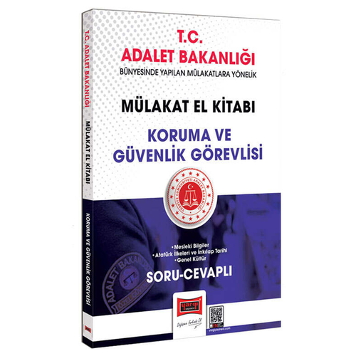 T.C. Adalet Bakanlığı Koruma ve Güvenlik Görevlisi Mülakat El Kitabı Soru-Cevaplı Yargı Yayınları 2026