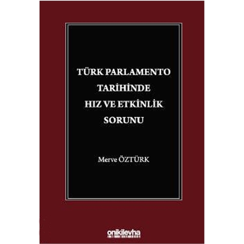 Türk Parlamento Tarihinde Hız ve Etkinlik Sorunu - Merve Öztürk