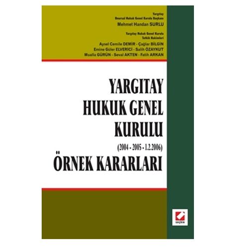Yargıtay Hukuk Genel Kurulu - Mehmet Handan Surlu