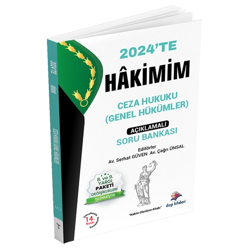 HAKİMİM Ceza Hukuku Genel Hükümler Dizgi Kitap Yayınları 2024