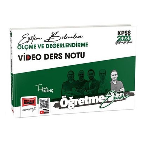 KPSS Eğitim Bilimleri Öğretmenler Ekibi Ölçme ve Değerlendirme Video Ders Notları Yargı Yayınları 2023